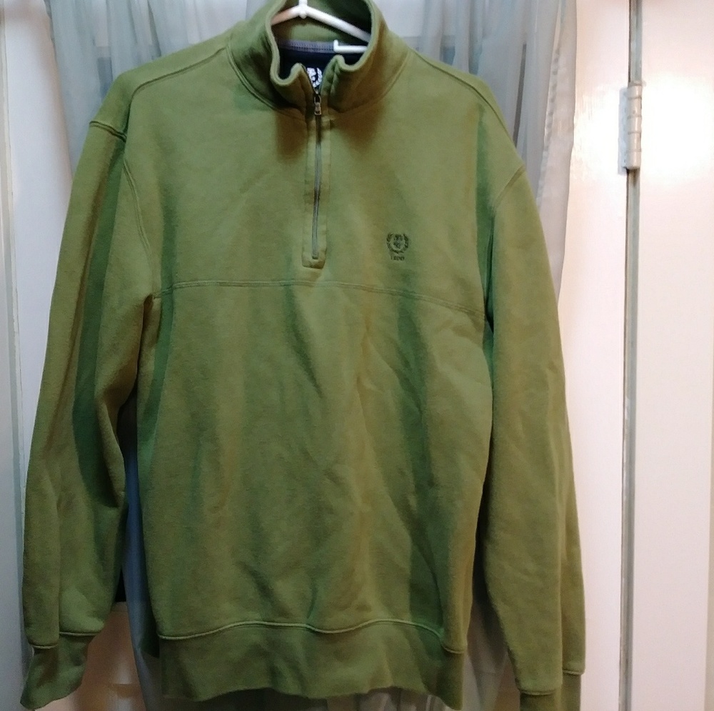 IZOD green fleece pullover